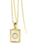 Cube Fritillaria Pendant Necklace